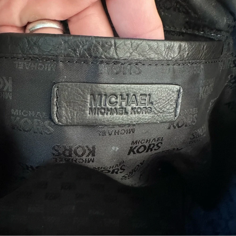 Michael Kors Large Canvas Tote Bag Top Zip - Picture 12 of 15